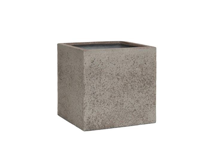 Hochwertiger In-/Outdoor Blumentopf „Cement & Stone Block“ Diorite Grau Pottery Pots
