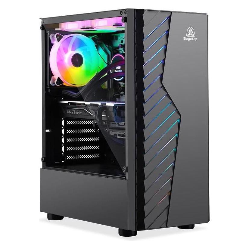 Segotep Nova V1 Case black (ATX, mATX, Mini-ITX) (49883433)