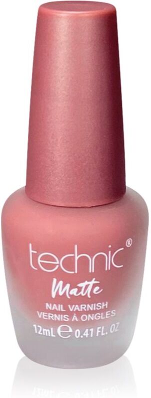 Technic Cosmetics Matte Nail Varnish long-lasting nail polish with matt effect shade Starkers 12 ml