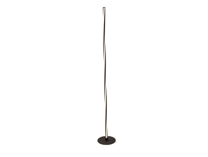 Lampadaire en aluminium, fer et silicone noir 148 cm