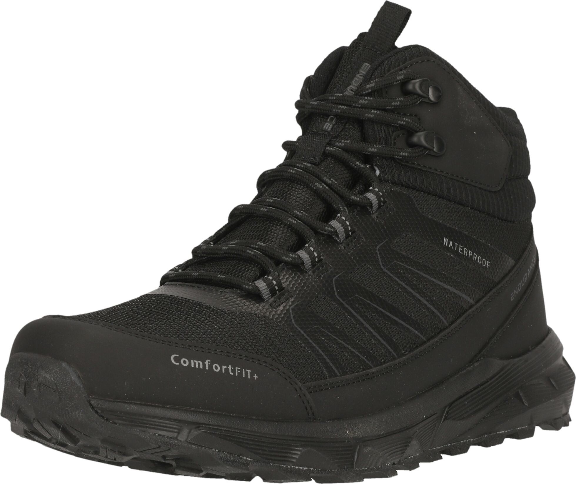 Outdoorschuh ENDURANCE "Ferill", Damen, Gr. 43, Kunstfaser, schwarz, Kunstfaser, Lederimitat, Schuhe Outdoorschuh, für optimalen Halt und Schutz