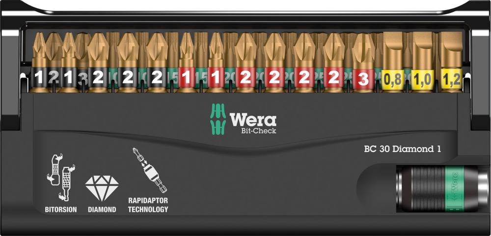 WERA Bit-Satz Bit-Check 30 Diamond 1