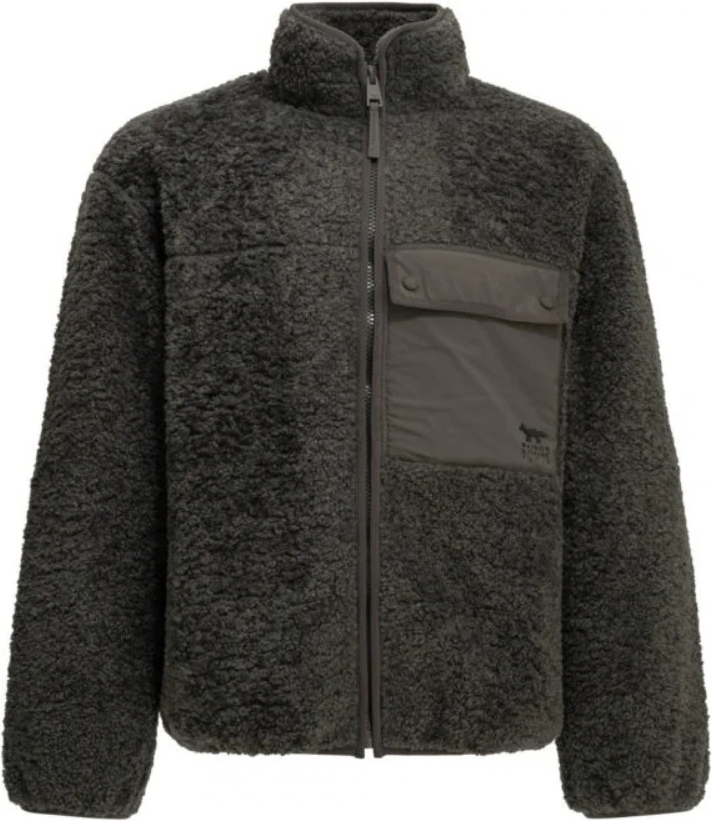 Maison Kitsuné MAISON KITSUNE veste en polaire homme gris Gris L