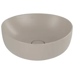 Villeroy & Boch Aufsatzwaschbecken Antao 400x395mm Asymmetrisch ohne Überlauf Almond CeramicPlus 4A7240AM