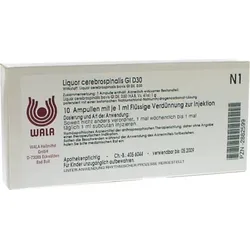 LIQUOR CEREBROSPINALIS GL D 30 Ampullen 10X1 ml