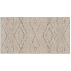 Webteppich  Soho , beige , Synthetische Fasern , Maße (cm): B: 80