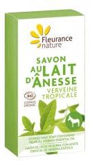 Fleurance Nature Savon Solide Lait Ânesse Verveine Bio 100 ml - Pain 100 g