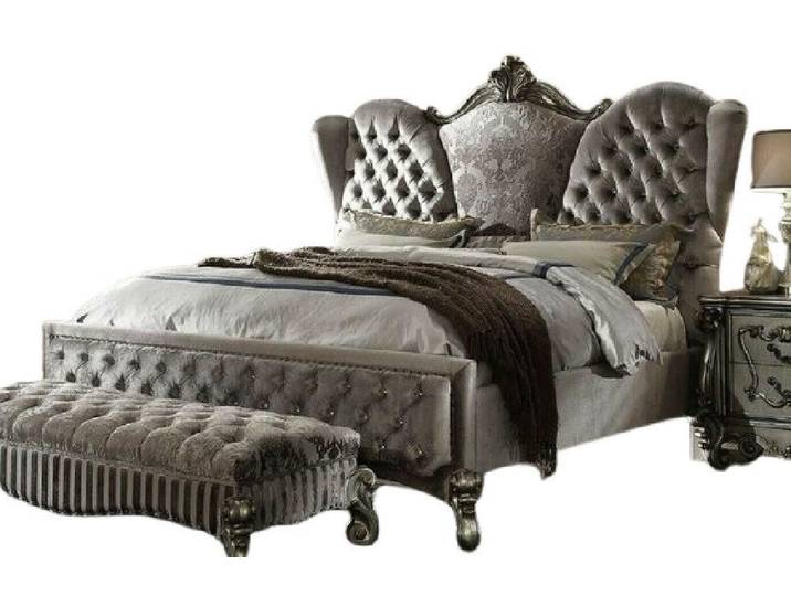 Xlmoebel Schlafzimmer-Set Schlafzimmermöbel im Barockstil – Handgefertigte Eleganz, (3-tlg), Hergestellt in Europa