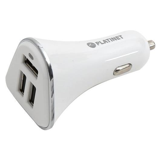 Platinet PLCR3W mobile device charger White Auto (43722)