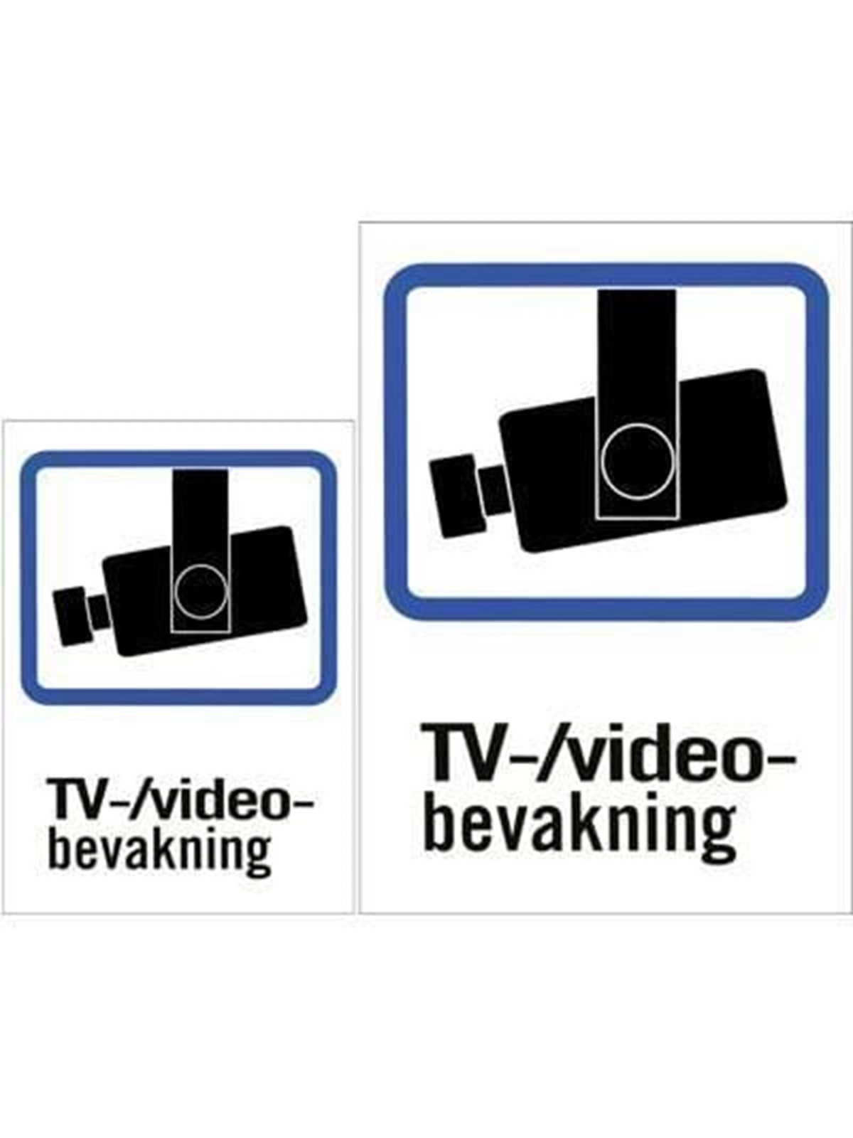Deltaco Sticker "TV/Video"