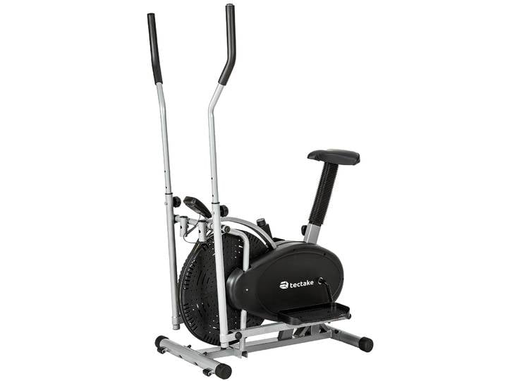 Vélo elliptique avec écran LCD, Cross Trainer, Home Trainer - noir
