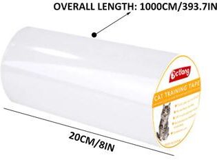 Inspired Living Transparent Cat Scratch Furniture Protector Tape 300cm Pet Sofa Anti Scratch Film 300 X 20cm