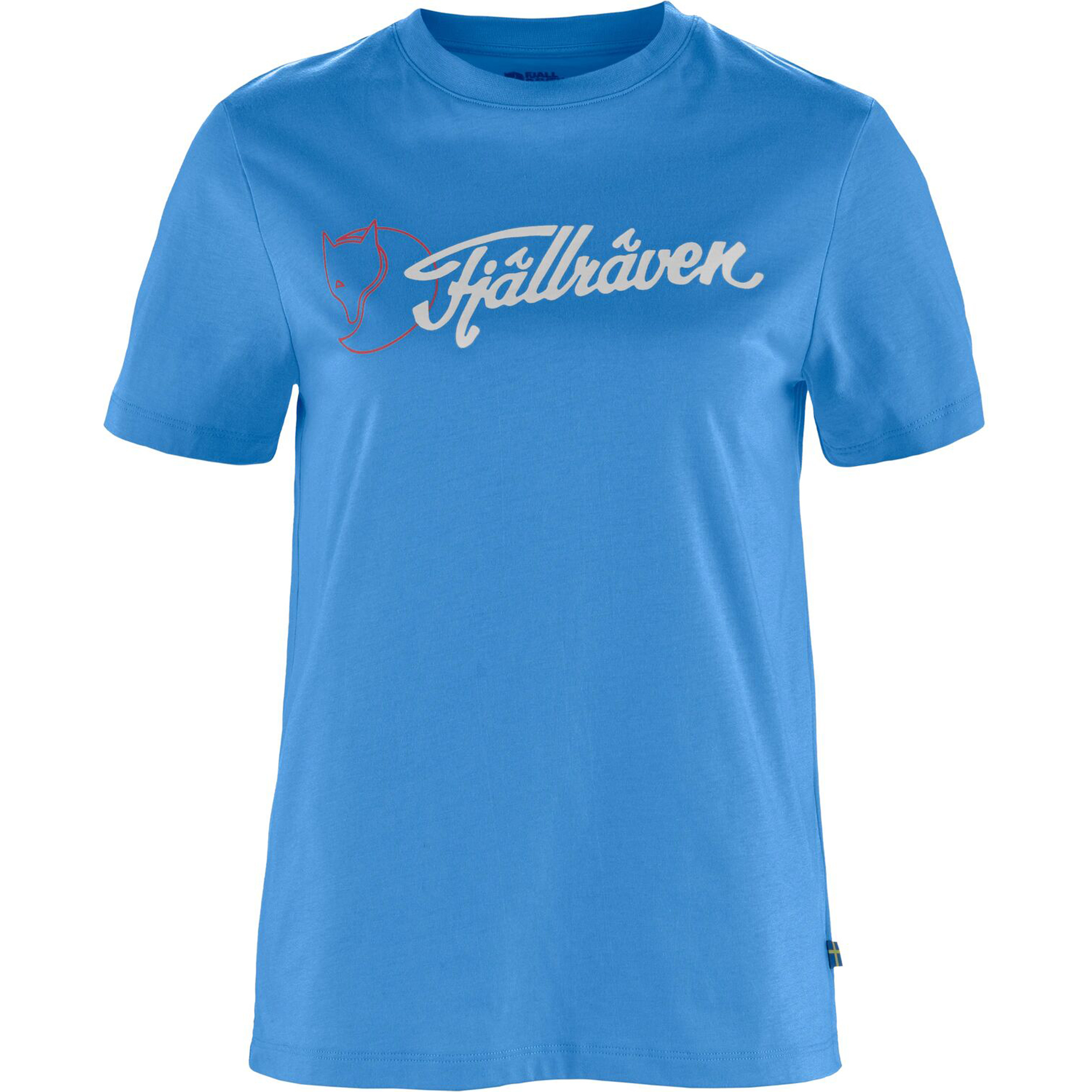 Fjällräven Archive Logo Damen T-Shirts blau Größe L Atmungsaktiv