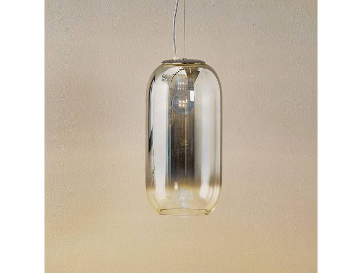 Gople Mini Pendelleuchte Silver - Artemide - Wohnzimmer - Design - Glas - Einflammig