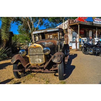 Fototapete PAPERMOON "Autowrack", bunt, B:2,5m L:1,86m, Vlies, Tapeten