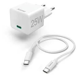 Hama 25W USB-C Schnellladegerät, Mini, 1,5m