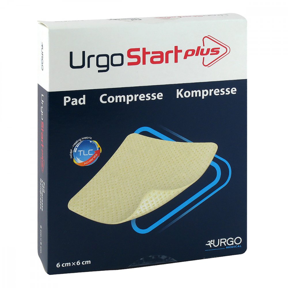 Urgo GmbH Urgostart Plus Kompresse 6x6 cm 12596110