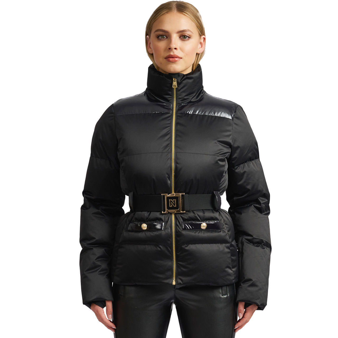 Nikkie Damen Skijacke NORTH LACQ black - 40