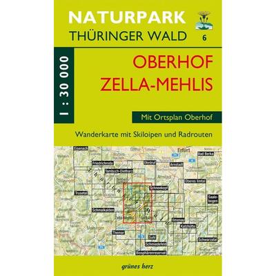 Wanderkarte Oberhof, Zella-Mehlis, Sonstige von , Grünes Herz, 978-3-86636-341-0