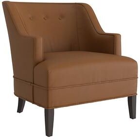 Midtown Leather Chair - Saddle Leather, Saddle Fossil - Ballard Designs
