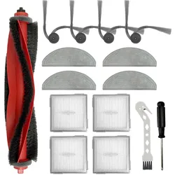 Roboparts Zubehör-Set für Roborock Q10 S5 / Q10 X5 / Q10 VF, Staubsauger Roboter Zubehör