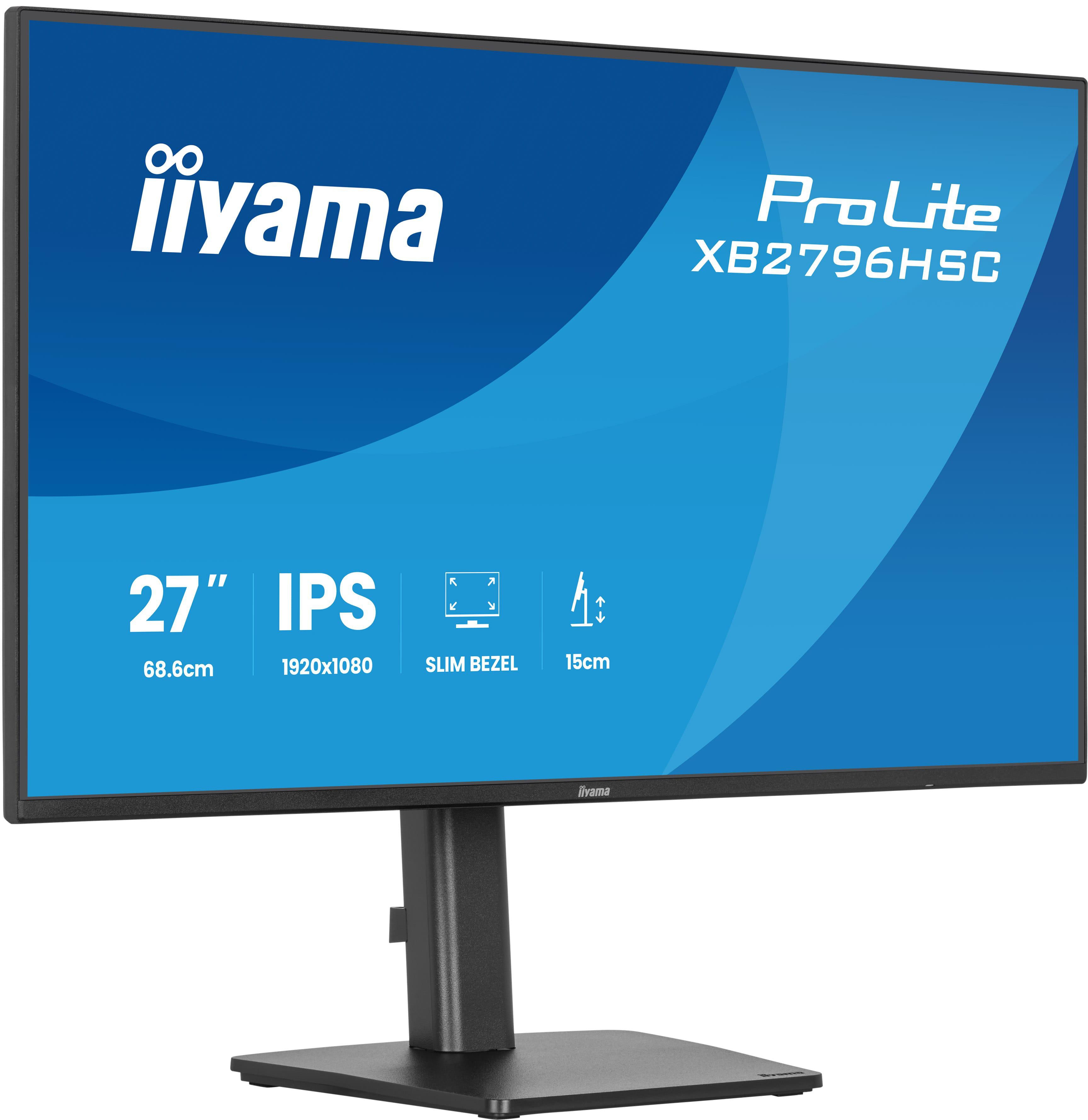 iiyama ProLite XB2796HSC-B1 27" FHD IPS 16:9 144 Hz USB-C 65WPD Monitor