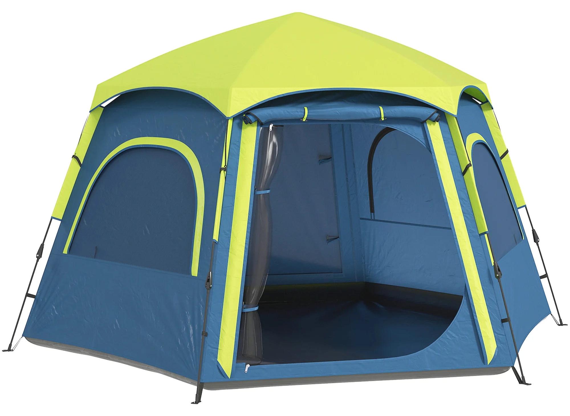 Kuppelzelt - Außenzelt - Campingzelt - Zelt für 3-4 Personen - Wasser- und UV-beständiges Polyester