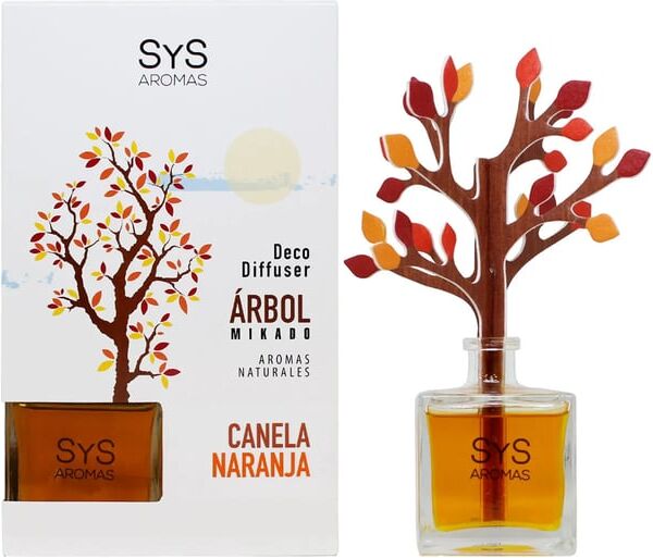 Sys Ambientador Mikado Árbol Canela Naranja 90 ml