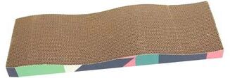 Inspired Finds ScratchLounge Corrugated Cardboard Cat Scratcher Board shallow Lounge