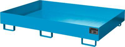 Regalwanne Typ RW/RW 1800, ohne Gitterrost, blau RAL5012
