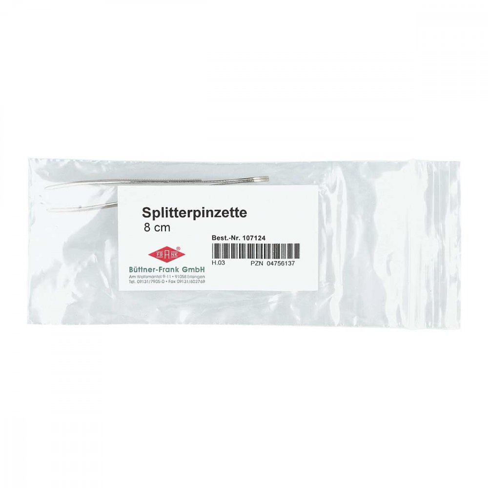 Büttner-Frank GmbH Pinzette Splitter 8 cm 107124 04756137
