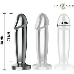 Intense, Analtoy, - Anal Plug 10 Vibrationen Metalldildo Mit Fernbedienung S
