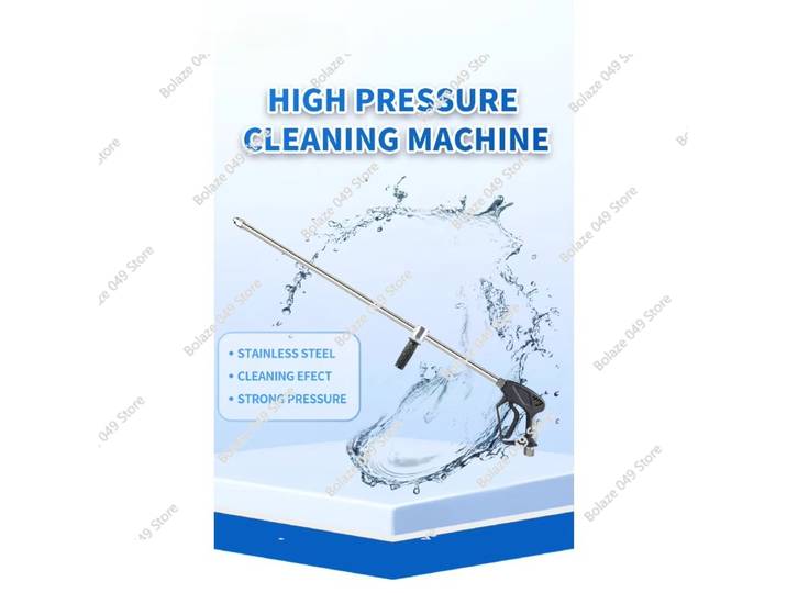 Pistolet de lavage haute pression 7250 PSI, pistolet de lavage long pour le nettoyage des voitures