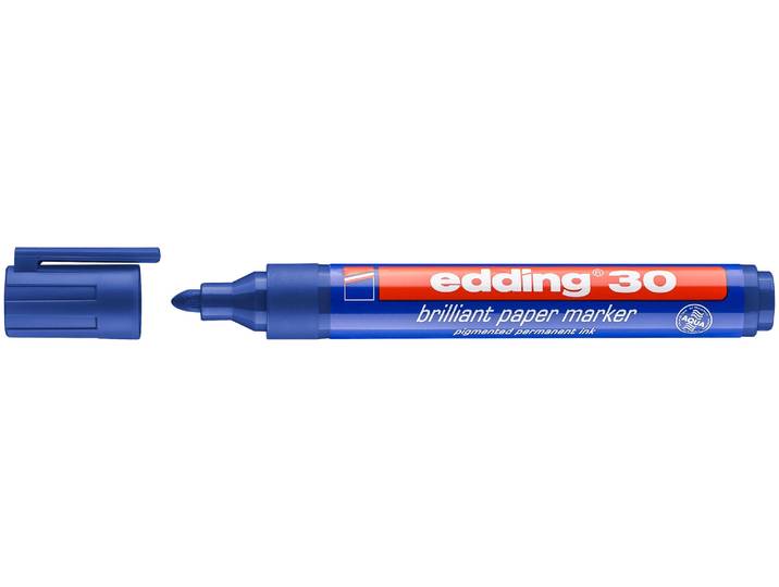 edding Permanentmarker 30 blau
