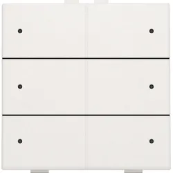 Niko Züblin 101-52206 Sechsfach Taster mit LEDs und Komfort Sensoren für Niko Home Control, 10152206