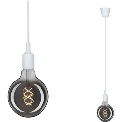 Paulmann Neordic Pendelleuchte Ketil  E27   max. 60W Weiß dimmbar Silikon, Kunststoff 50383