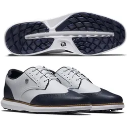 Footjoy Traditions Spikeless Dameschuh weiss/navy
