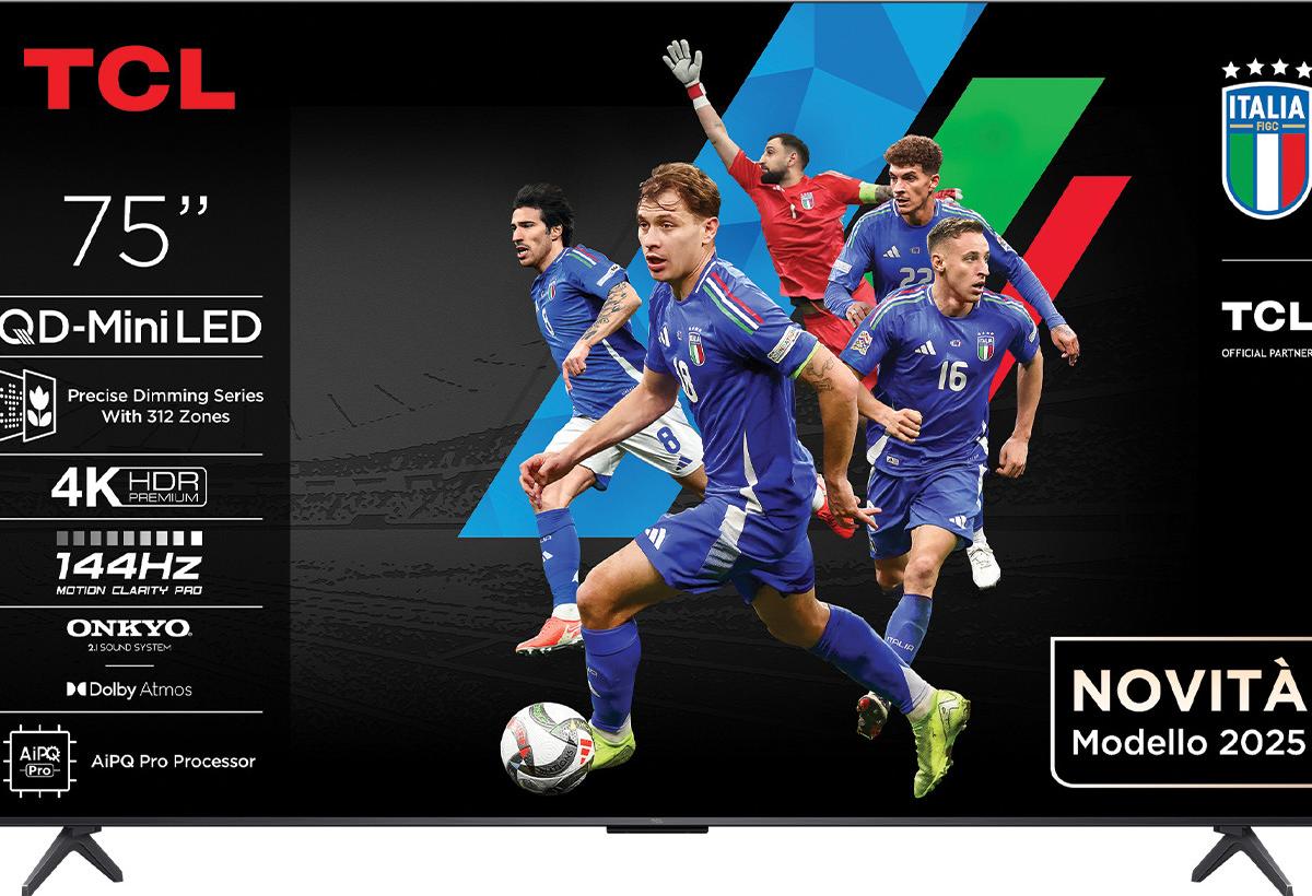 TCL 75C69K, 190,5 cm (75"), 3840 x 2160 Pixel, QD-Mini LED, Smart-TV, WLAN, Metallisch