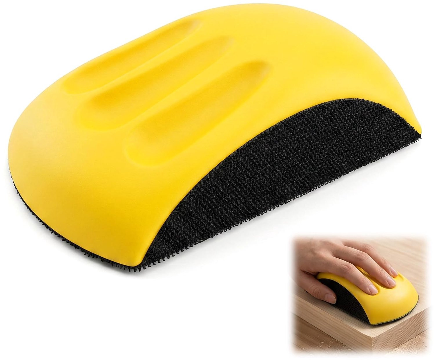 Mowpiny Handmatig schuurblok in muisvorm met interface