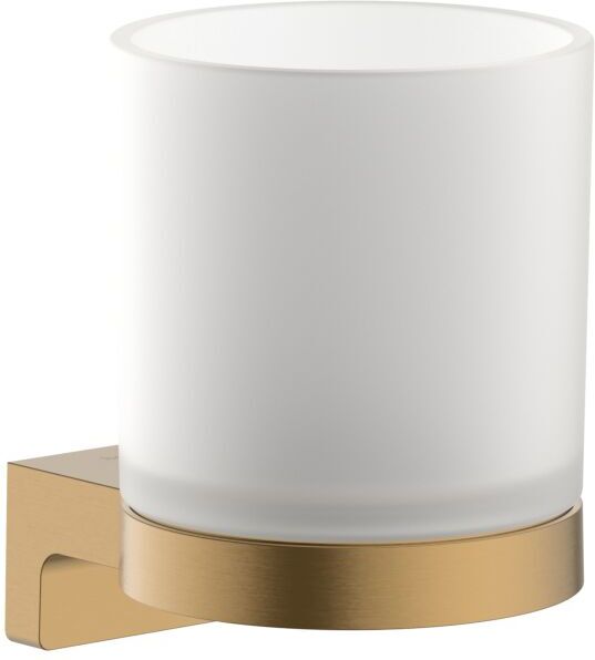 Hansgrohe AddStoris S Zahnputzbecher 41769140 Wandmontage, brushed bronze