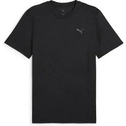 PUMA Herren Shirt M MOVE CLOUDSPUN AOP TEE, Größe XXL in Schwarz Schwarz