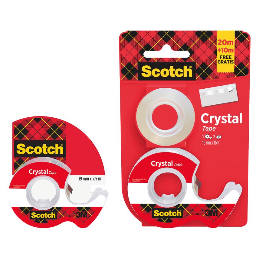 Scotch Klebeband Crystal Abroller (6-1915DRP)