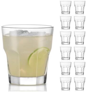 Libbey Gibraltar DuraTuff Double Old Fashioned Rocks Glasses, 12-Ounce, Set of 12 - Set of 12