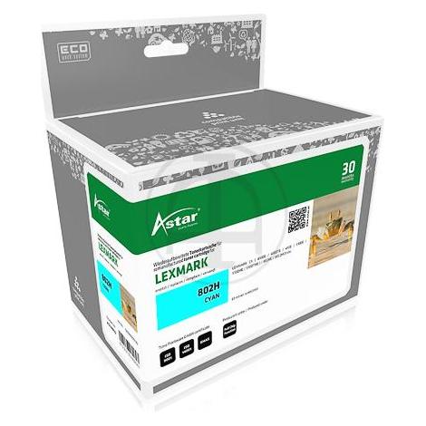 Astar Cyan  - Tonerpatrone - für Lexmark CX410de (C) (AS14802)