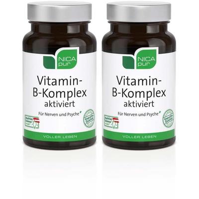 Nicapur Vitamin B Komplex aktiviert Kapseln 2x 2x60 St