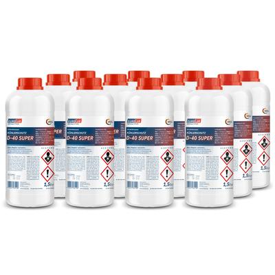 Eurolub 12x 1,5 L Kühlerschutz D-40 SUPER Kühlerfrostschutz [Hersteller-Nr. 834015]