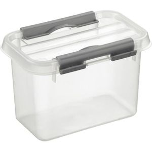 Sunware Aufbewahrungsbox Q-Line Box 72501209, 0,8L, Kunststoff, A7, 15 x 10 x 11cm