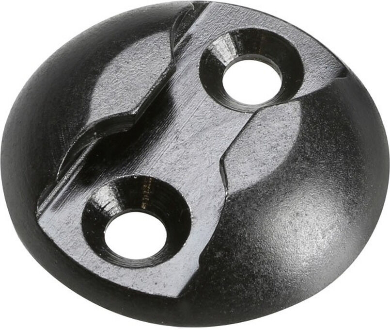 Adam Hall Hardware 5725 B Ösenbefestigungsscheibe. Alu-Zurrpunkt, Schwarz
