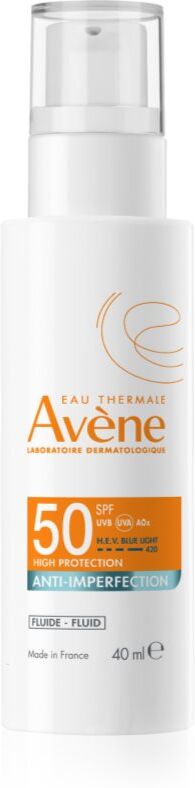 Avène Sun Anti-Imperfection Fluid Schützendes Fluid für fettige und Mischhaut SPF 50 40 ml