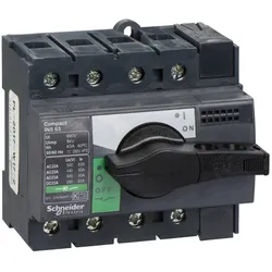 Schneider Electric 28903 Lasttrennsch. INS63,4P, 63A/690V AC/250V DC,Drehantrieb schwarz